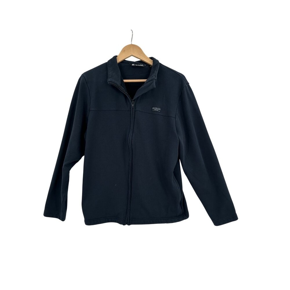 Travis‎ Mathew Zip Fleece Lined Top Mens M Outdoors Normcore Cozycore Classic